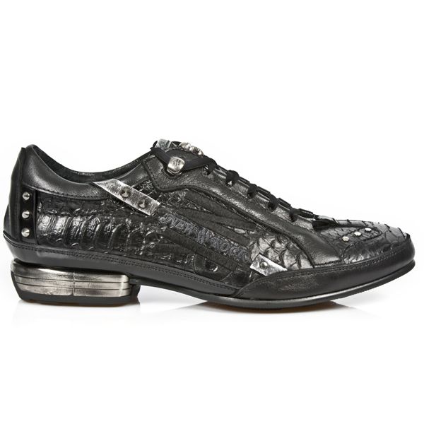  M.8426-C4 NOMADA NEGRO PITON NEGRO CHAROL STUCO ACERO BOX PL New Rock M.8426-C4  2