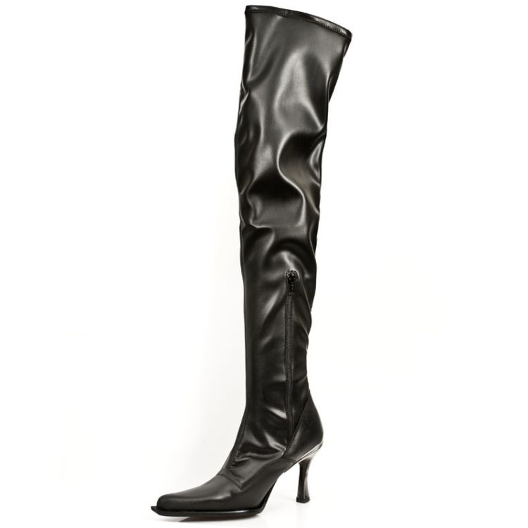  M.9051-R2 ITALI NEGRO Y ELASTICO NEGRO,MALICIA 2 GOMA NEGRA New Rock M.9051-R2  5