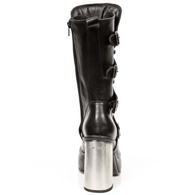  M.9973-VC11 VEGAN NEGRO PLATAFORMA NEW CIRCLE TACON ACERO New Rock M.9973-VC11  6