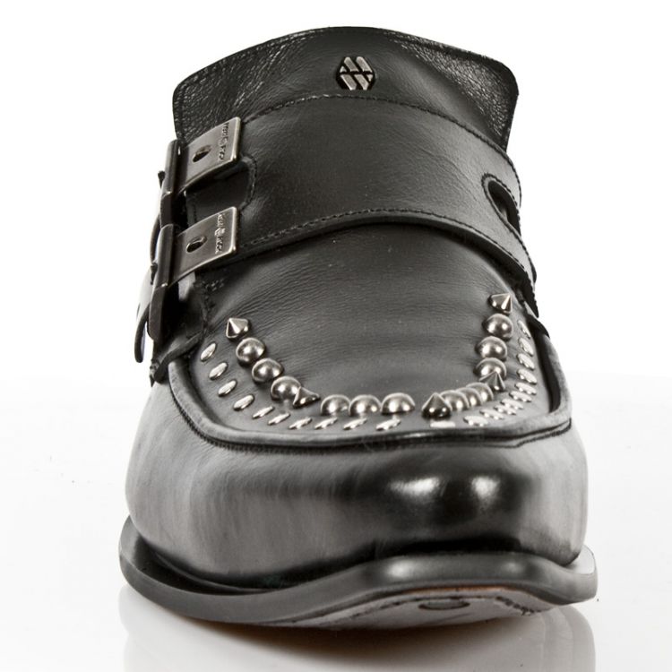 M.BG003-C2 NOMADA NEGRO VIVO NEGRO VIP1 NEGRO SUELA T ACERO New Rock M.BG003-C2  4