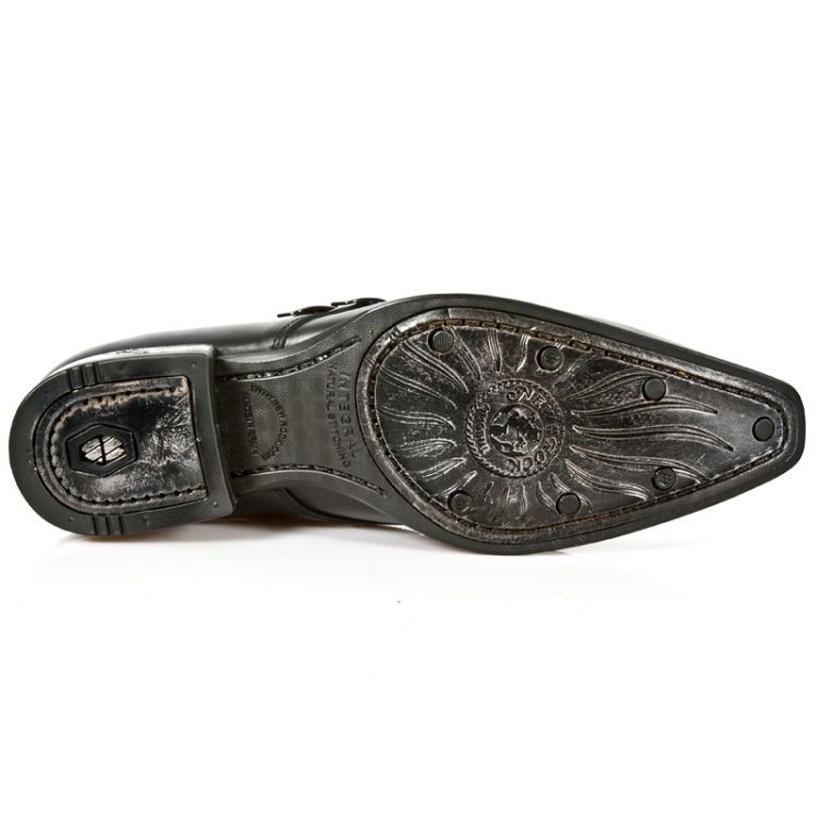  M.BG003-C2 NOMADA NEGRO VIVO NEGRO VIP1 NEGRO SUELA T ACERO New Rock M.BG003-C2  7