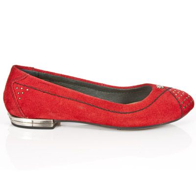 M.BL002-C7 VELOUR ROJO TPU NEGRO BAILARINAS TACON BL ACERO New Rock M.BL002-C7  2
