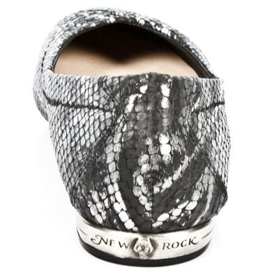  M.BL003-C2 PITON PLISADO NEGRO ACERO TPU NEGRO BAILARINAS AC New Rock M.BL003-C2  6