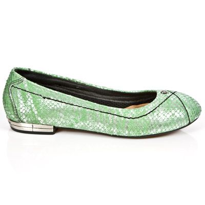  M.BL003-C6 PITON PLISADO VERDE TPU NEGRO BAILARINAS New Rock M.BL003-C6  1
