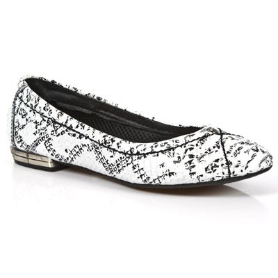  M.BL003-C7 PITON BLANCO TPU NEGRO BAILARINAS TACON BL ACERO New Rock M.BL003-C7  3
