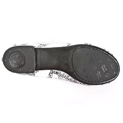  M.BL003-C7 PITON BLANCO TPU NEGRO BAILARINAS TACON BL ACERO New Rock M.BL003-C7  7