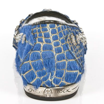 M.BL006-C2 PELO COCO AZUL PIEL VIVO NEGRO TPU NEGRO BAILARIN New Rock M.BL006-C2  6