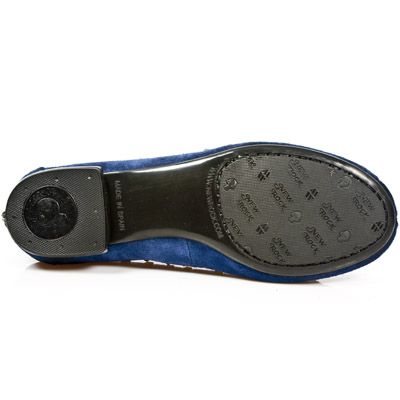  M.BL006-R1 VELOUR AZUL AZAFATA TPU NEGRO BAILARINAS T BL ACE New Rock M.BL006-R1  7
