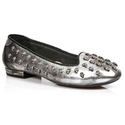  M.BL008-C2 BOX PLAMANE PIEL VIVO NEGRO TPU NEG BAILARINAS T New Rock M.BL008-C2  3