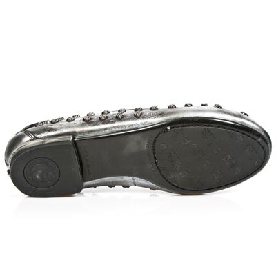  M.BL008-C2 BOX PLAMANE PIEL VIVO NEGRO TPU NEG BAILARINAS T New Rock M.BL008-C2  7