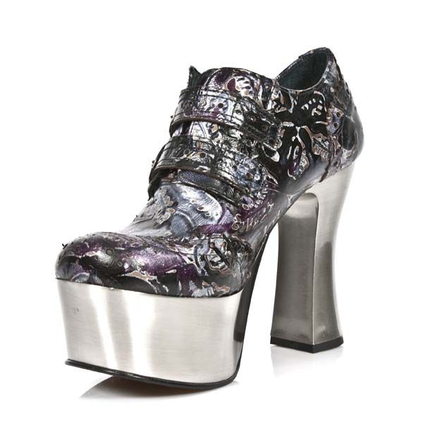  M.DK020-C12 VINTAGE FLOWER LILA PL DARK METAL ACERO TACON AC New Rock M.DK020-C12  5
