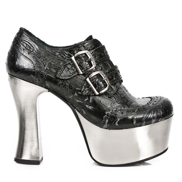  M.DK020-C13 VINTAGE FLOWER NEGRO, PLATF. DARK ACERO New Rock M.DK020-C13  1