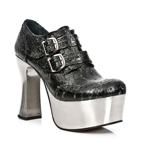  M.DK020-C13 VINTAGE FLOWER NEGRO, PLATF. DARK ACERO New Rock M.DK020-C13  3