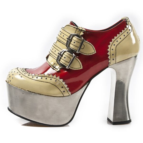  M.DK020-C5 CHAROL CREMA CHAROL ROJO PL DARK METAL ACERO T AC New Rock M.DK020-C5  1