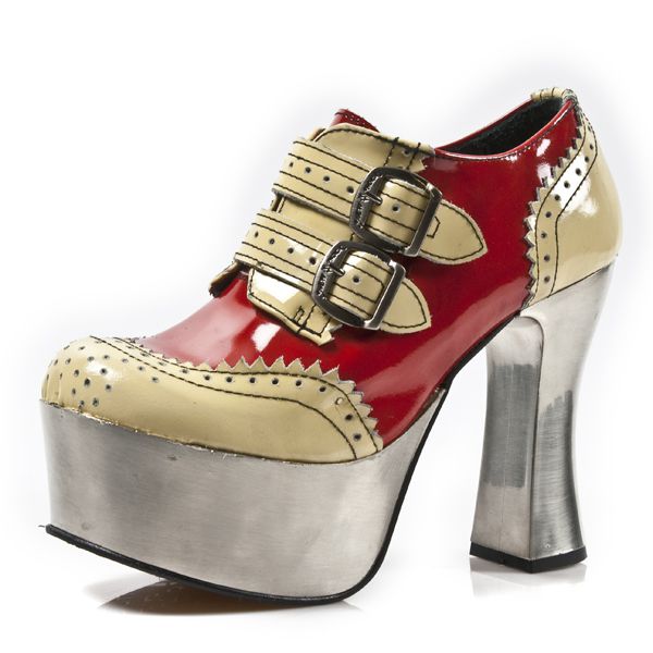 M.DK020-C5 CHAROL CREMA CHAROL ROJO PL DARK METAL ACERO T AC New Rock M.DK020-C5  3