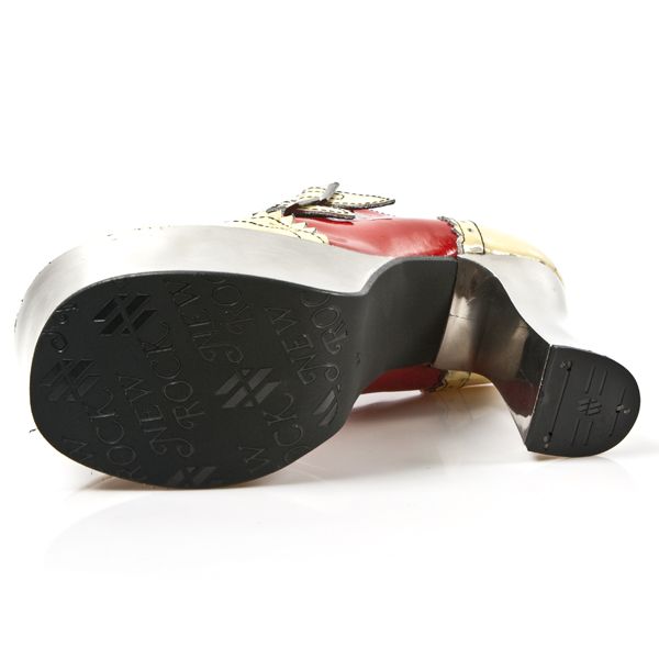  M.DK020-C5 CHAROL CREMA CHAROL ROJO PL DARK METAL ACERO T AC New Rock M.DK020-C5  7