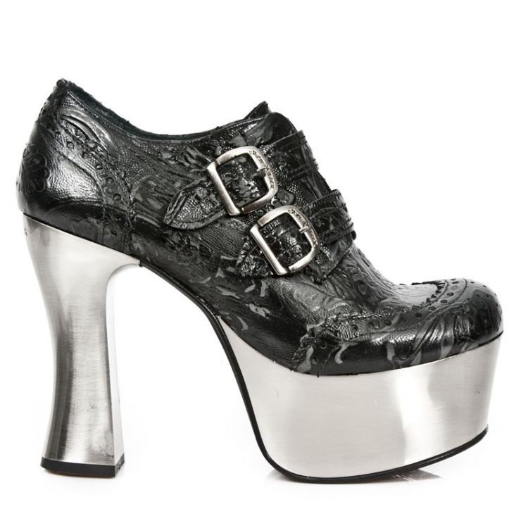  M.DK020-R13 VINTAGE FLOWER NEGRO, PLATF. DARK ACERO New Rock M.DK020-R13  1