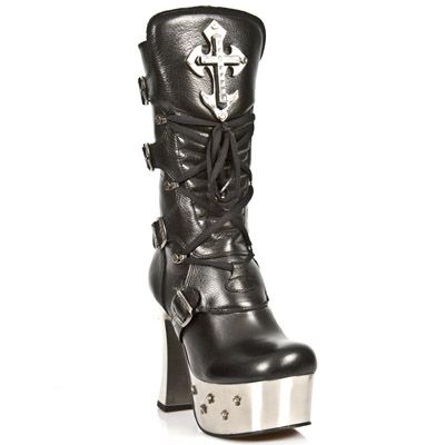  M.DK025-C1 NOMADA NEGRO PL ACERO DARK CRUZ TACON CRUZ ACERO New Rock M.DK025-C1  4