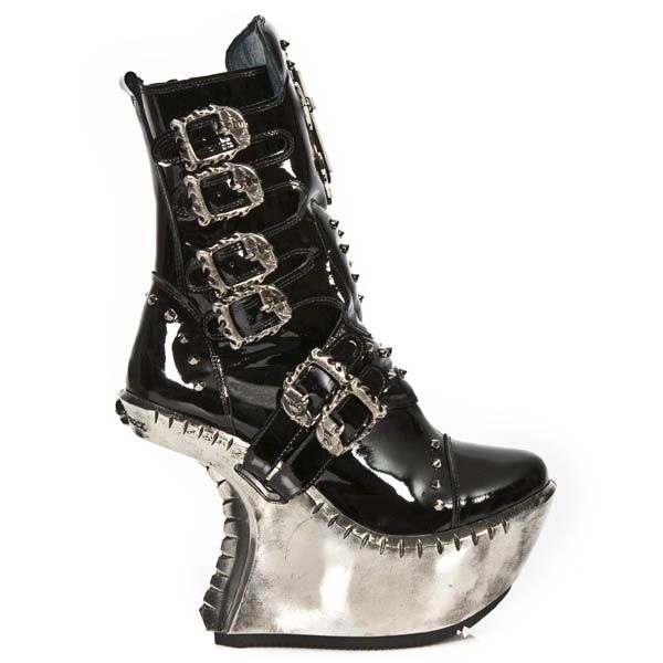  M.EXT005-C2 CHAROL NEGRO PLATAFORMA EXTREME ACERO New Rock M.EXT005-C2  2