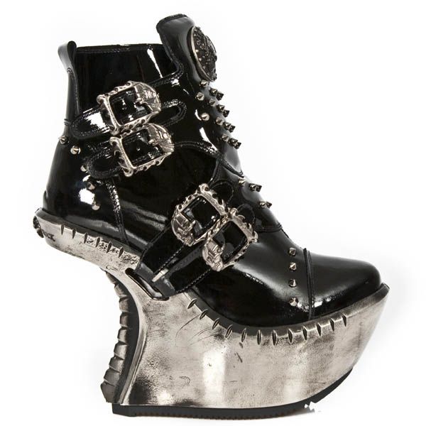  M.EXT010-C2 CHAROL NEGRO PLATAFORMA EXTREME ACERO New Rock M.EXT010-C2  2