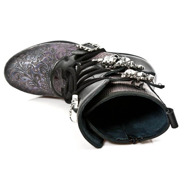  M.HY017-C4 VINTAGE FLOWER LILA NOMADA NEGRO ANTIK LILA PER H New Rock M.HY017-C4  8