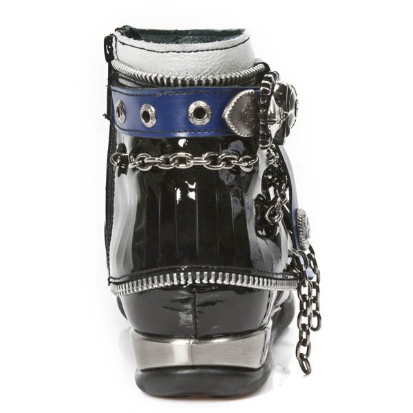  M.HY101-C10 NAPA BLANCA CHAROL NEGRO ANTIK AZUL HYBRID NEGRO New Rock M.HY101-C10  6