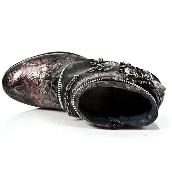  M.HY101-C3 VINTAGE FLOWER ROJO ITALI NEGRO HYBRID NEGRO T AC New Rock M.HY101-C3  8