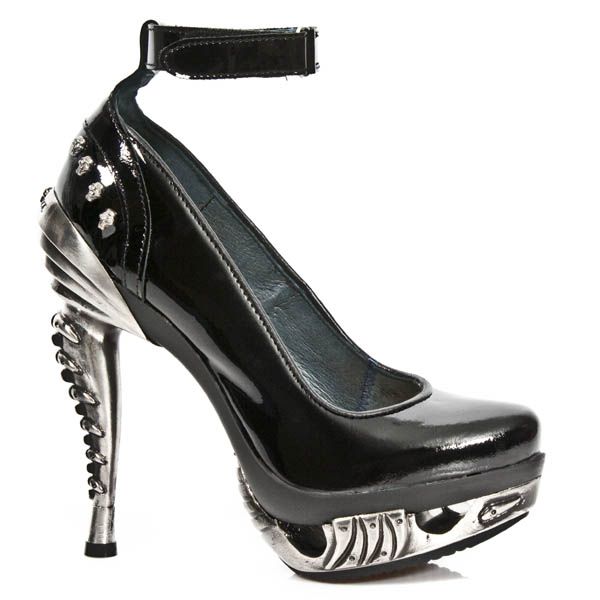  M.MAG001-C4 CHAROL NEGRO PIEL VIVO NEGRO MAGNETO ACERO New Rock M.MAG001-C4  1