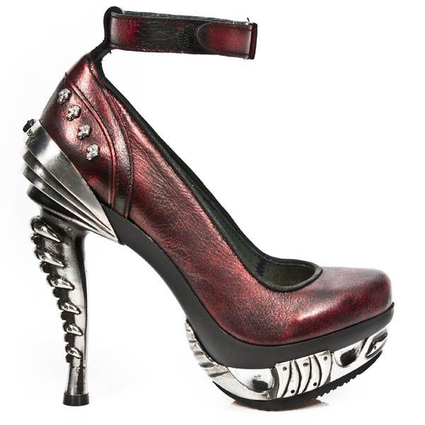  M.MAG001-C9 BOX ROJO METAL PIEL VIVO NEGRO MAGNETO ACERO New Rock M.MAG001-C9  2