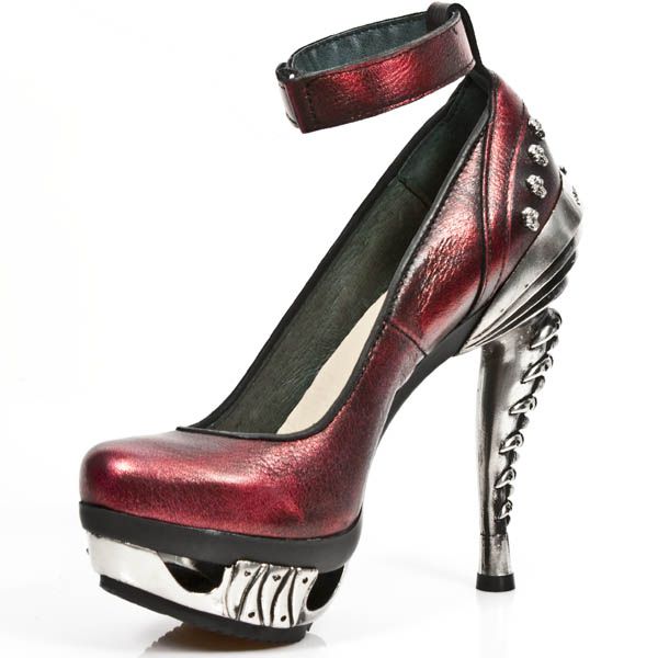  M.MAG001-C9 BOX ROJO METAL PIEL VIVO NEGRO MAGNETO ACERO New Rock M.MAG001-C9  5