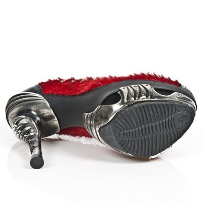  M.MAG018-C3 SOFT NEGRO PELO SERPIENTE ROJO PIEL VIVO NEG MAG New Rock M.MAG018-C3  7
