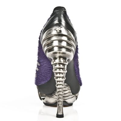  M.MAG018-C4 SOFT NEGRO PELO SERPIENTE LILA VIVO NEGRO MAGNET New Rock M.MAG018-C4  6