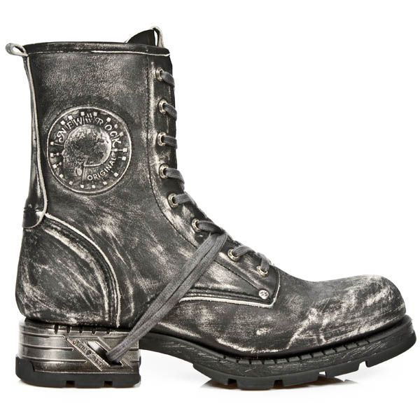  M.MR001-C4 VINTAGE RASPADO NEGRO MOTOROCK NEGRO TACON ACERO New Rock M.MR001-C4  2