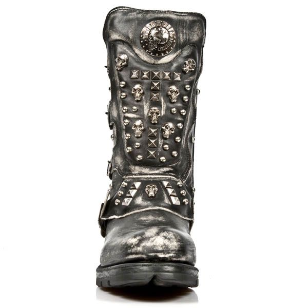  M.MR019-C2 VINTAGE RASPADO NEGRO MOTOROCK NEGRO TACON ACERO New Rock M.MR019-C2  4