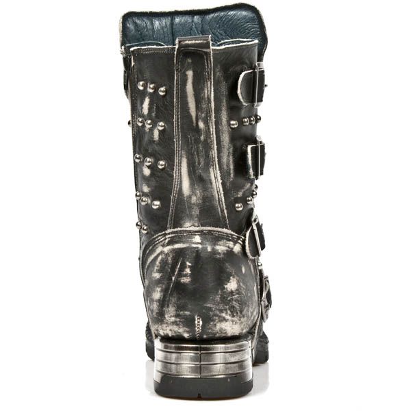  M.MR019-C2 VINTAGE RASPADO NEGRO MOTOROCK NEGRO TACON ACERO New Rock M.MR019-C2  6