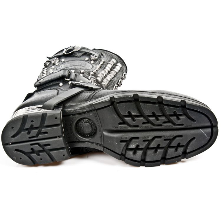  M.MR020-C1 BUFALO NEGRO ENCOGIDO MOTOROCK NEGRO TACON ACERO New Rock M.MR020-C1  7