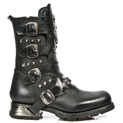 Ботинки M.MR029-C1 ITALI NEGRO NOMADA NEGRO MOTOROCK NEGRO ACERO New Rock M.MR029-C1 Изображение 2