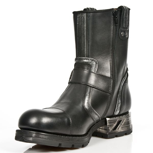  M.MR7617-C1 ITALI NEGRO BOX PLANE MOTOROCK NEGRO TACON ACERO New Rock M.MR7617-C1  5