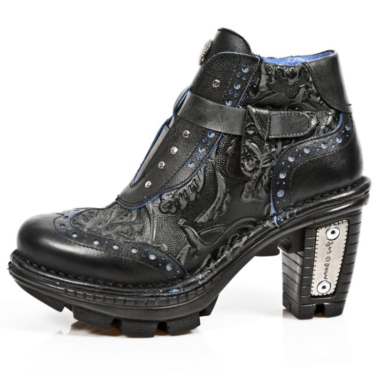  M.NEOTR003-C12 LUX NEGRO AZUL NAPA VINTAGE FLOWER NEG PULIK New Rock M.NEOTR003-C12  2