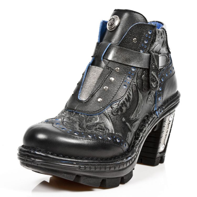  M.NEOTR003-C12 LUX NEGRO AZUL NAPA VINTAGE FLOWER NEG PULIK New Rock M.NEOTR003-C12  3