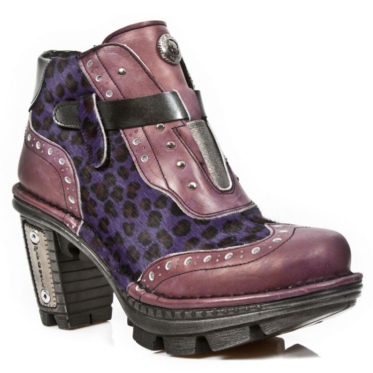  M.NEOTR003-C4 BOX TALCO LILA LEOPARDO LILA PULIK ACERO ELAST New Rock M.NEOTR003-C4  3