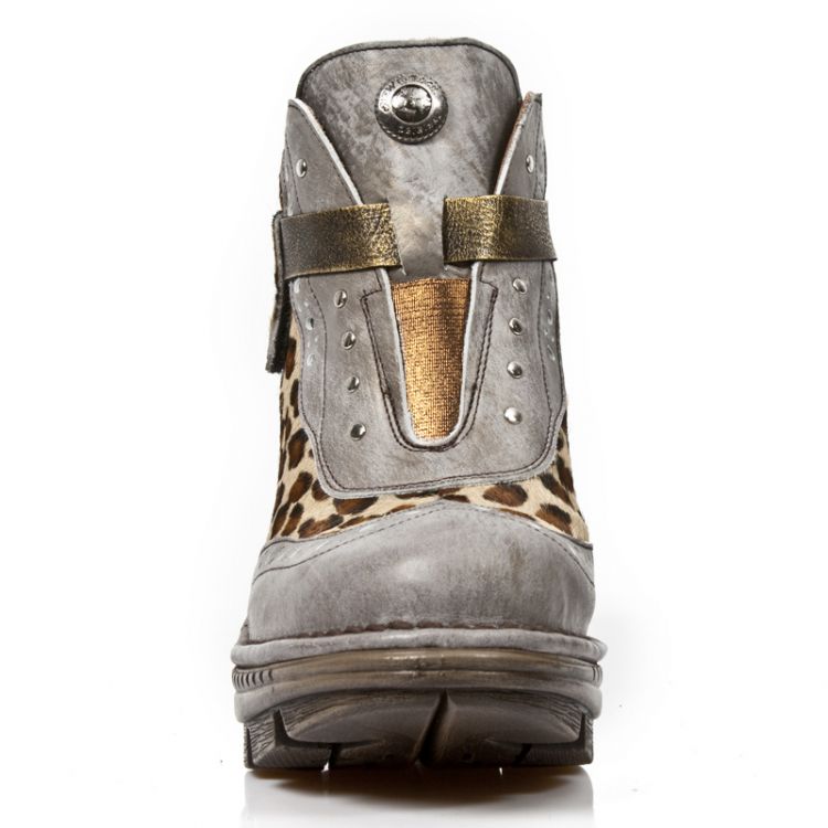  M.NEOTR003-C7 BOX TALCO ORO PELO LEOPARDO MARRON BOX OROMANE New Rock M.NEOTR003-C7  4