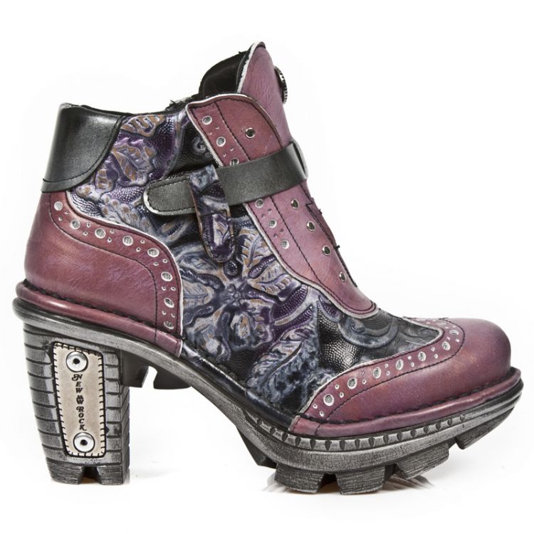  M.NEOTR003-C8 BOX TALCO LILA VINTAGE FLOWER LILA PULIK ACERO New Rock M.NEOTR003-C8  1