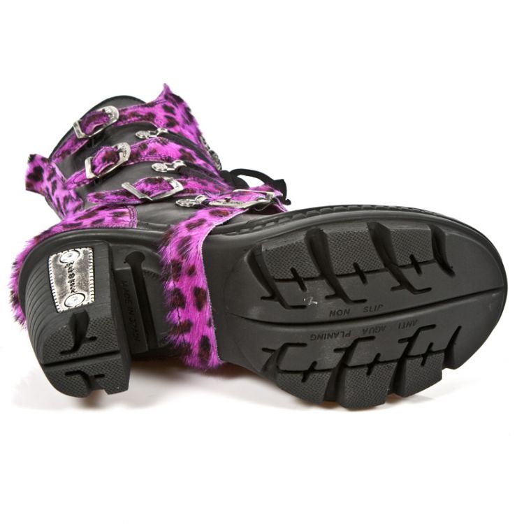  M.NEOTR005-C15 ITALI NEGRO PELO LEOPARDO FUCSIA NEOTRAIL NEG New Rock M.NEOTR005-C15  7