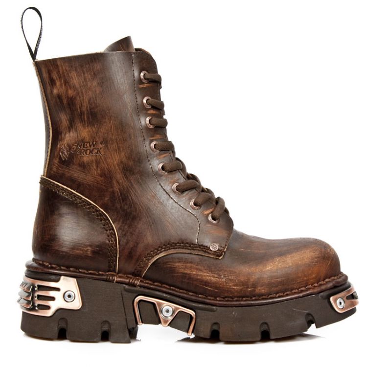  M.NEWMILI84-C14 VINTAGE RASPADO MARRON REACTOR MARRON TOBERA New Rock M.NEWMILI84-C14  2