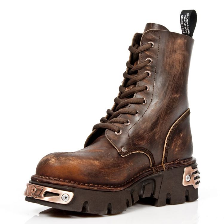 M.NEWMILI84-C14 VINTAGE RASPADO MARRON REACTOR MARRON TOBERA New Rock M.NEWMILI84-C14  5