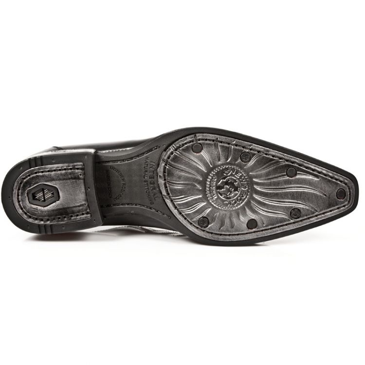  M.NW110-C1 ANTIK NEGRO, VIP-1 SUELA ACERO,TACON ACERO New Rock M.NW110-C1  7