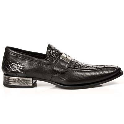  M.NW113-C2 PITON NEGRO BUFALO NEGRO ENCOG VIP1 NEGRO SUELA A New Rock M.NW113-C2  1