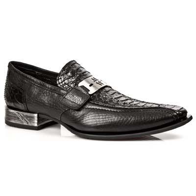  M.NW113-C2 PITON NEGRO BUFALO NEGRO ENCOG VIP1 NEGRO SUELA A New Rock M.NW113-C2  3