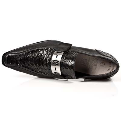  M.NW113-C2 PITON NEGRO BUFALO NEGRO ENCOG VIP1 NEGRO SUELA A New Rock M.NW113-C2  8